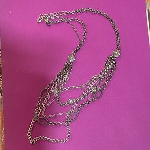 Brighton Silver Multi-Layer Necklace